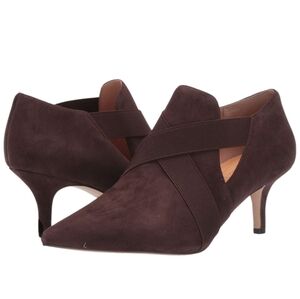 Corso Como Diansko Brown Pointed Toe Ankle Booties Sz 9 Leather New